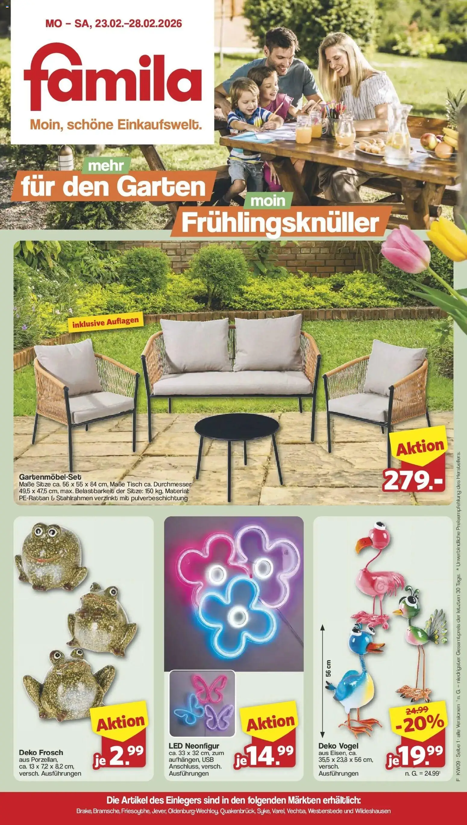 Vorschau von dem Prospekt des Geschäftes Famila Nordwest, gültig ab dem 23.02.2026 - Tisch, USB