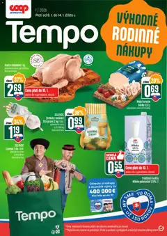 Náhľad COOP Jednota letáku platného od 08.01.2026