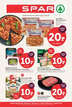 Eksempel på tilbudsavis Tilbudsavis fra butik Spar gyldig fra 16/01/2026