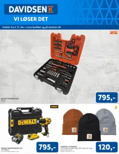 Eksempel på tilbudsavis Vi løser det fra butik Davidsen gyldig fra 11/12/2025