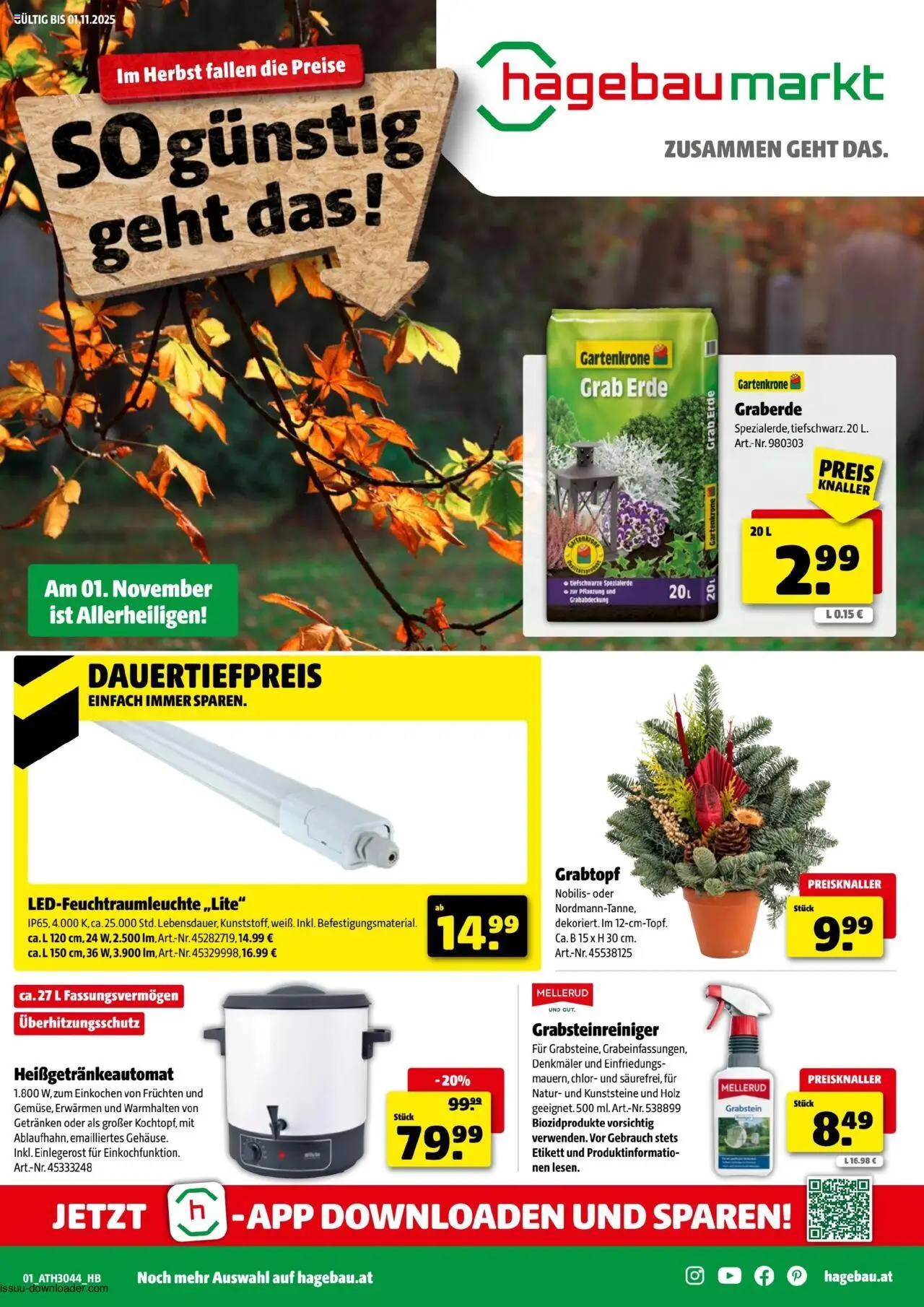  Hagebau Flugblatt ab (21.10.2025 - 01.11.2025) - Seite 1