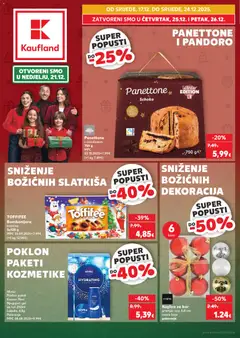 Pregled letka Split-Ravne njive trgovine Kaufland vrijedi od 17.12.2025