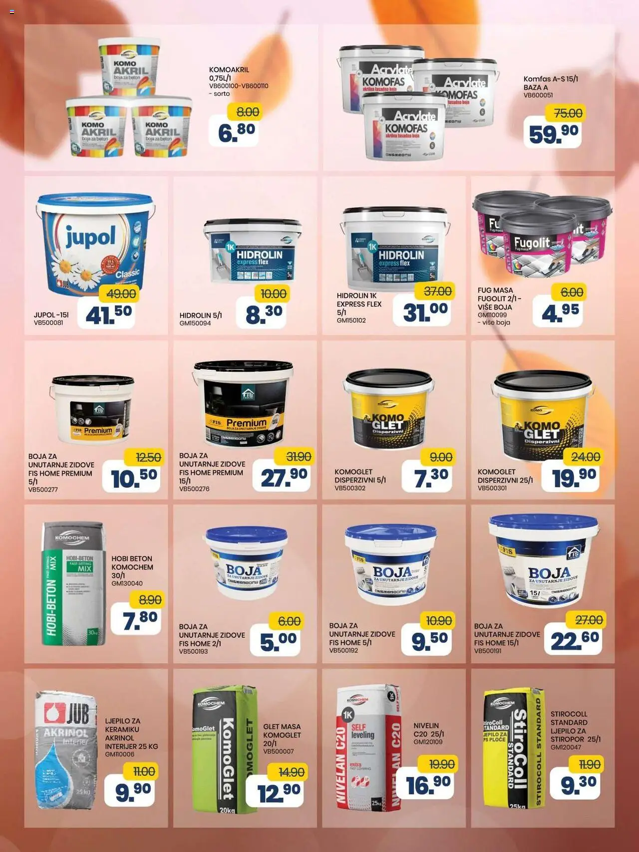 Pregled letka Velika akcijska ponuda trgovine FIS vrijedi od 2025.10.10