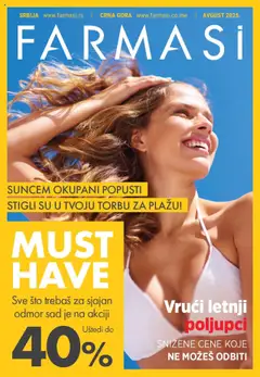 Pregled Farmasi kataloga - važi od 01.08.2025