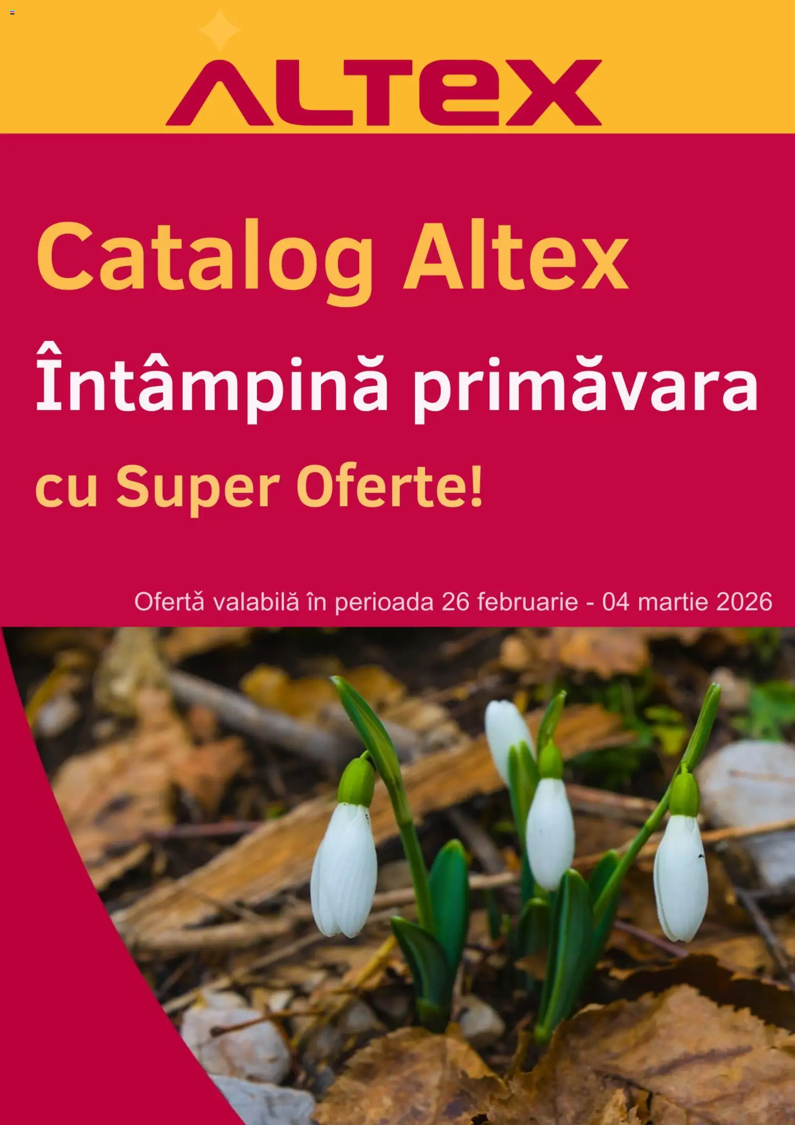 Previzualizarea de cataloage: Altex Catalog nou valabil de la 26.02.2026