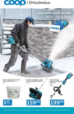 Coop kliendilehe eelvaade alates 2026.01.06