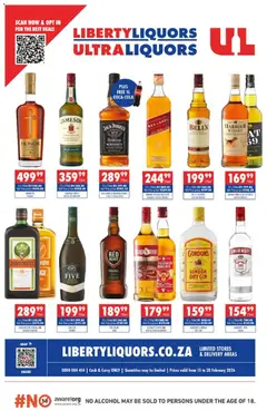 Preview of Ultra Liquors flyer valid from 15/02/2026
