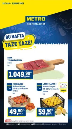 Metro Katalog 28.01.2026 - Broşürünün önizlemesi