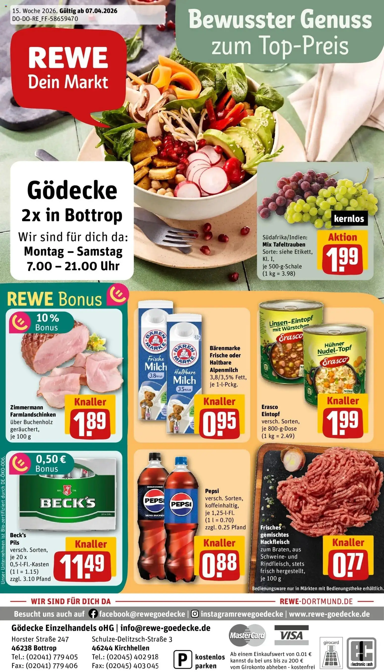Vorschau von dem Prospekt des Geschäftes Rewe, gültig ab dem 05.04.2026