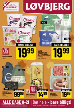 Eksempel på tilbudsavis Tilbudsavis fra butik Løvbjerg gyldig fra 24/10/2025
