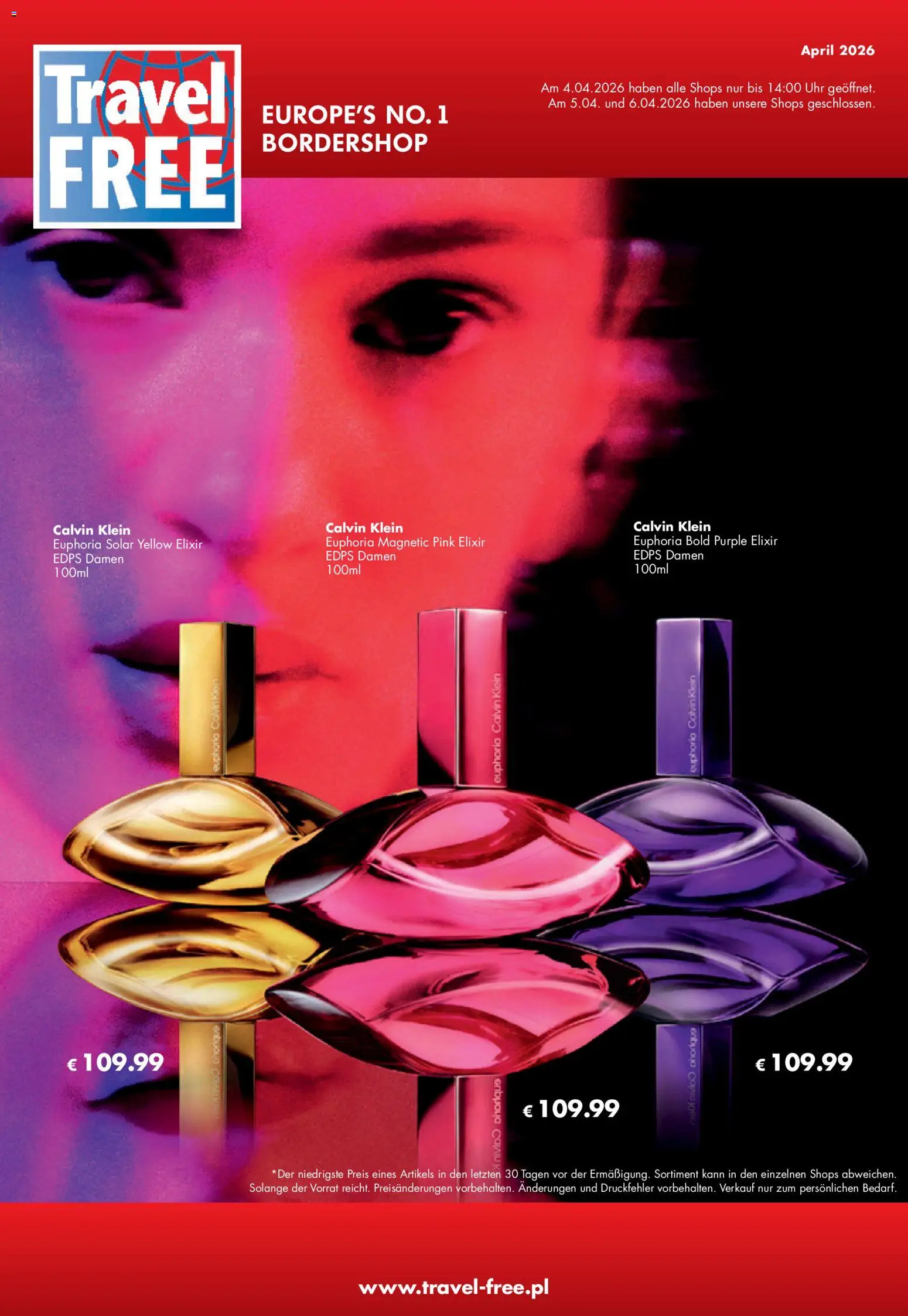 Vorschau von dem Prospekt des Geschäftes Travel Free, gültig ab dem 01.04.2026
