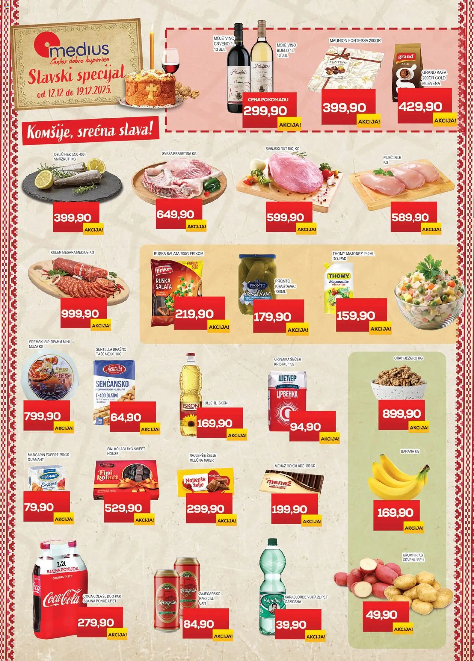 Pregled Medius kataloga - važi od 12.12.2025
