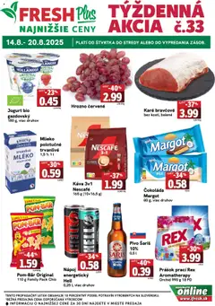 Náhľad Fresh letáku platného od 14.08.2025