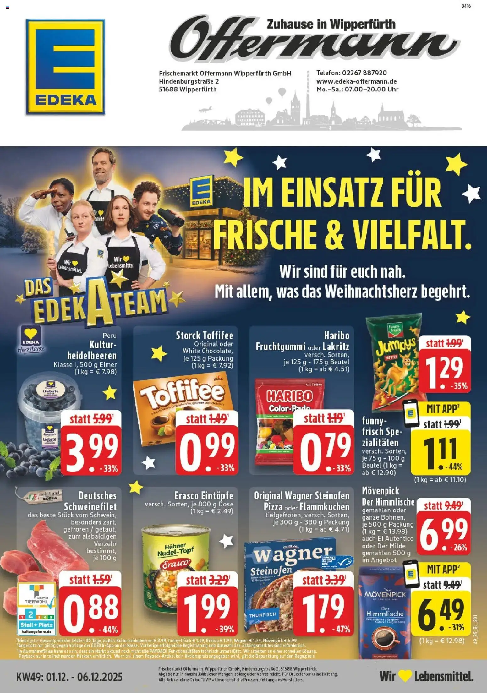 Vorschau von dem Prospekt des Geschäftes Edeka, gültig ab dem 01.12.2025