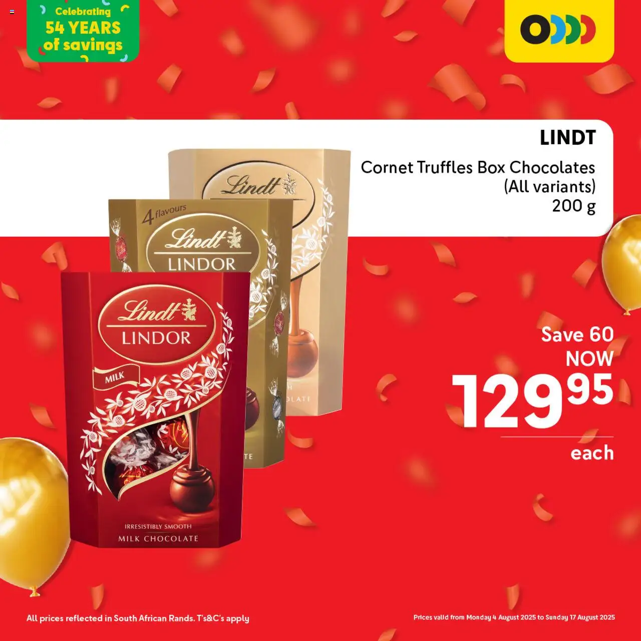 Makro Birthday Deals Sweets from 04/08 - 17/08/2025 > Promotions