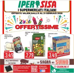 Anteprima dell'opuscolo Volantino Iper dal negozio SISA valido da 08/01/2026