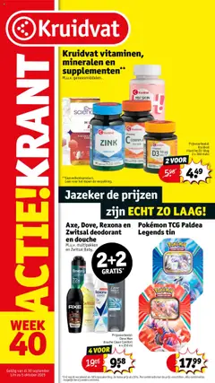 Voorbeeld van Folder week 40 van winkel Kruidvat geldig vanaf 30-09-2025
