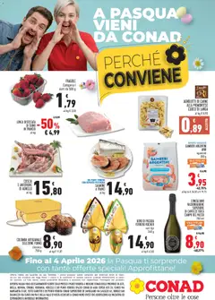 Anteprima dell'opuscolo Conad volantino Conviene Pasqua Piemonte dal negozio Conad valido da 01/04/2026