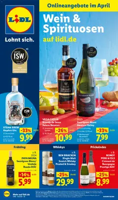 Náhled nabídky: Lidl Německo Lidl Německo leták - Wein & Spirituosen platný od 01.04.2026