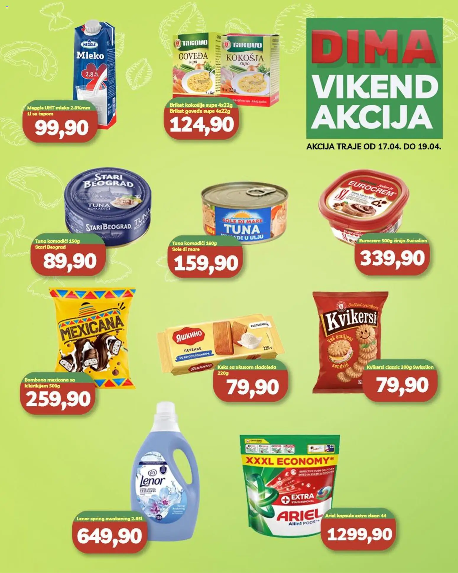 Pregled VP Dima kataloga - važi od 17.04.2026