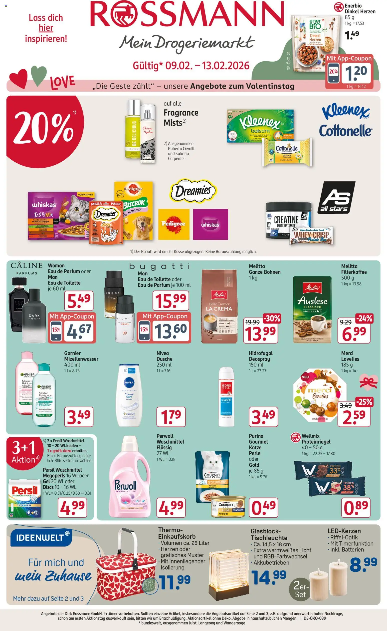 Vorschau von dem Prospekt des Geschäftes Rossmann, gültig ab dem 09.02.2026