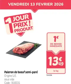 Prévisualisation de PROMO paleron du magasin Promocash formulaire valide 13/02/2026