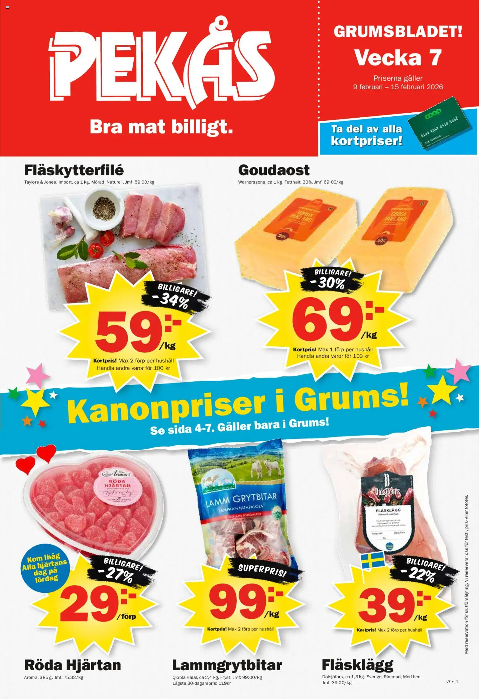 Förhandsgranska reklamblad Aktuella reklamblad Pekås - grums edition från butik Pekås gäller från 09/02/2026