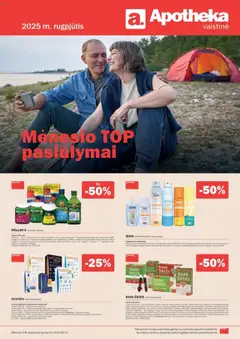 Apotheka parduotuvės leidinio Leidinys galiojančio nuo 2025.08.01 peržiūra