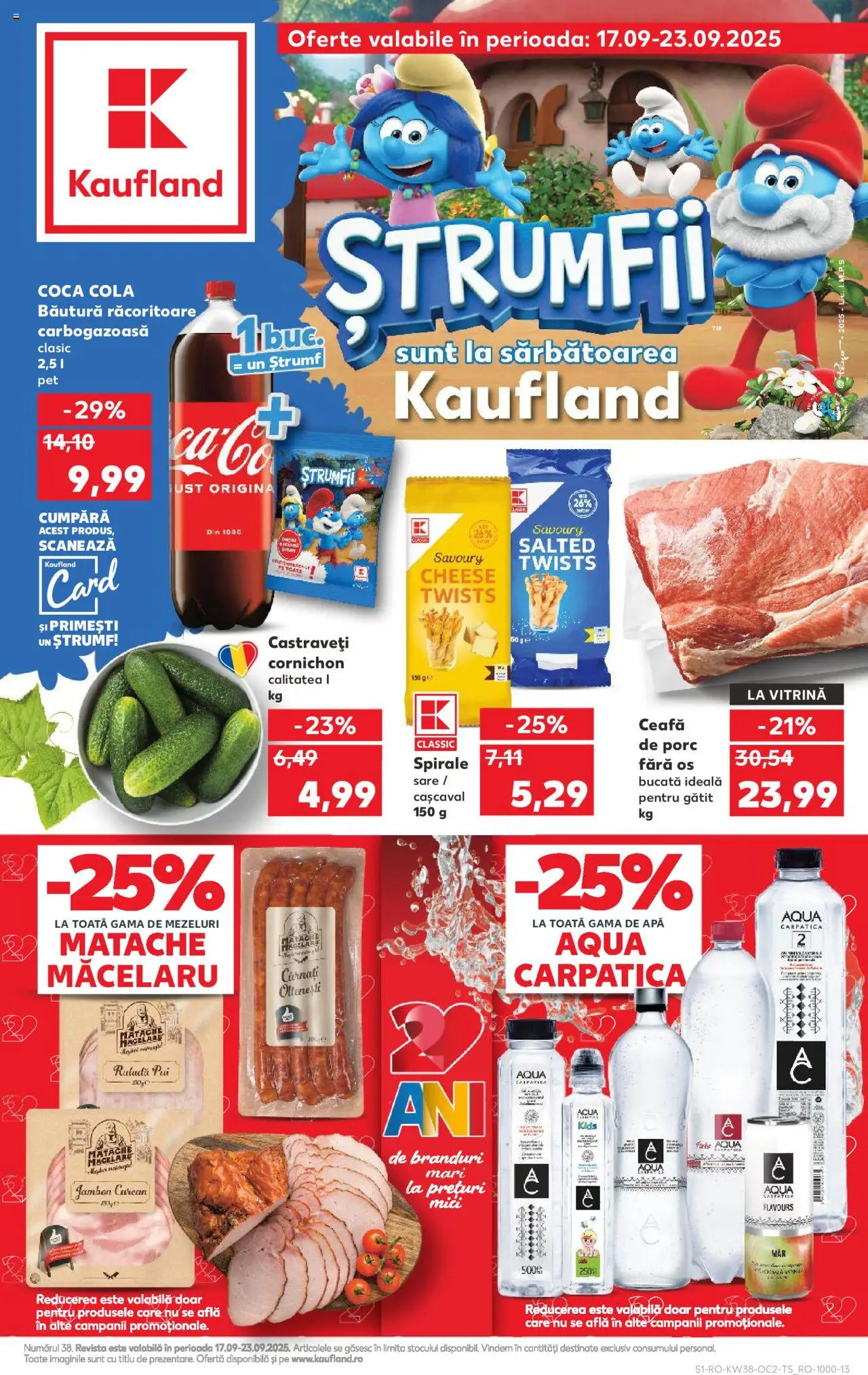 Kaufland RO aktuális szórólap, érvényes 2025.09.17.-től - 1 oldal