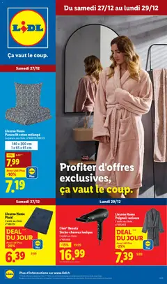 Prévisualisation de Catalogue les bonnes affaires de la semaine du magasin LIDL formulaire valide 27/12/2025