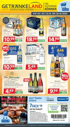 Vorschau von dem Prospekt des Geschäftes Getränkeland, gültig ab dem 13.10.2025