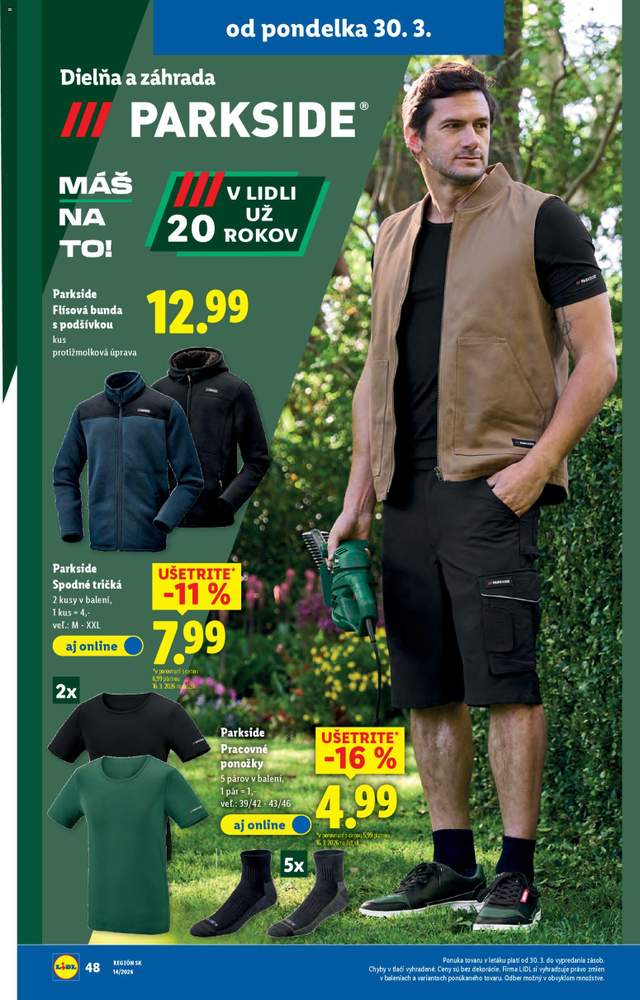 Nový Lidl leták od 30.03.