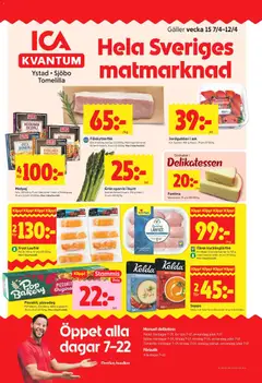 Förhandsgranska reklamblad Ystad från butik ICA Kvantum gäller från 06/04/2026