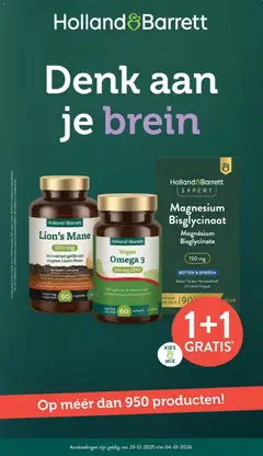 Voorbeeld van Folder van winkel Holland & Barrett geldig vanaf 29-12-2025