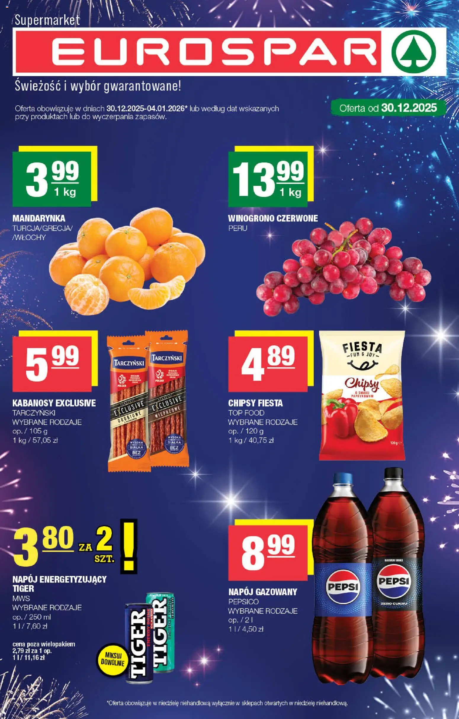 Pogląd gazetki "Eurospar" ze sklepu Spar ważnej od 30.12.2025