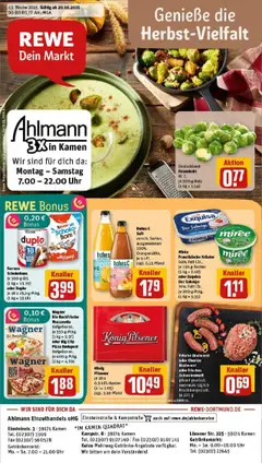 Vorschau von dem Prospekt des Geschäftes Rewe, gültig ab dem 19.10.2025