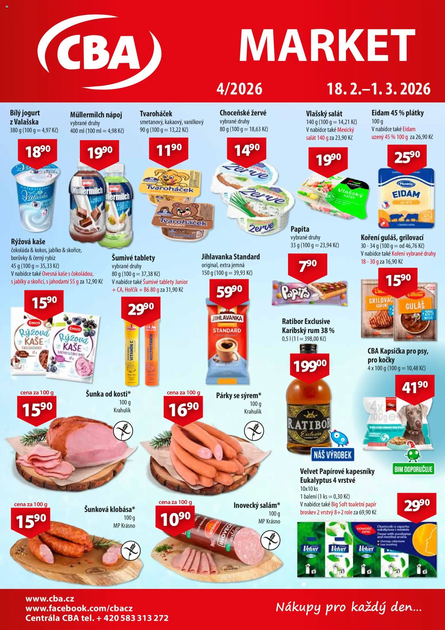 Náhled nabídky: CBA Leták - Market platný od 18.02.2026
