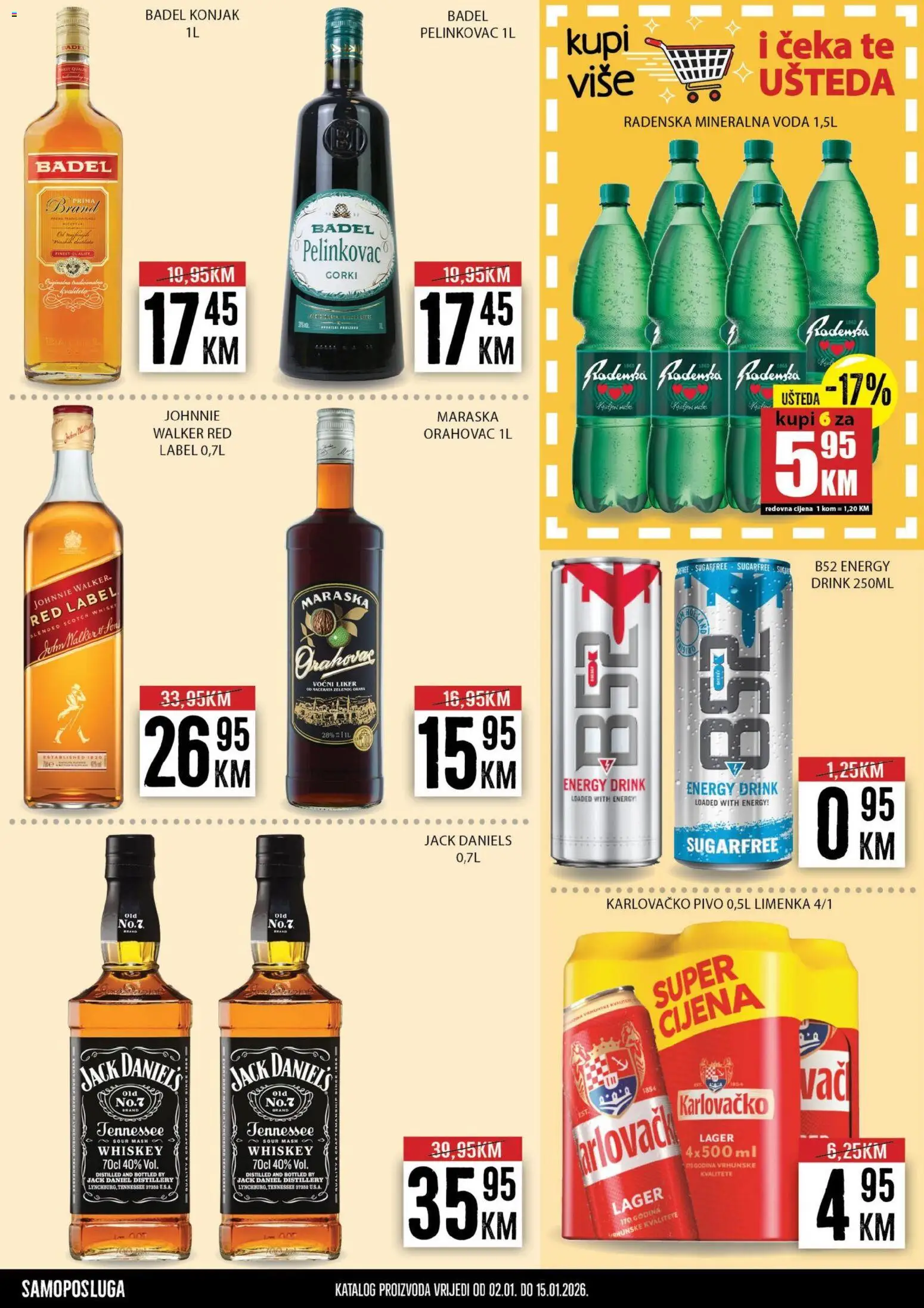 Pregled letka Katalog trgovine Prodex vrijedi od 2026.01.02