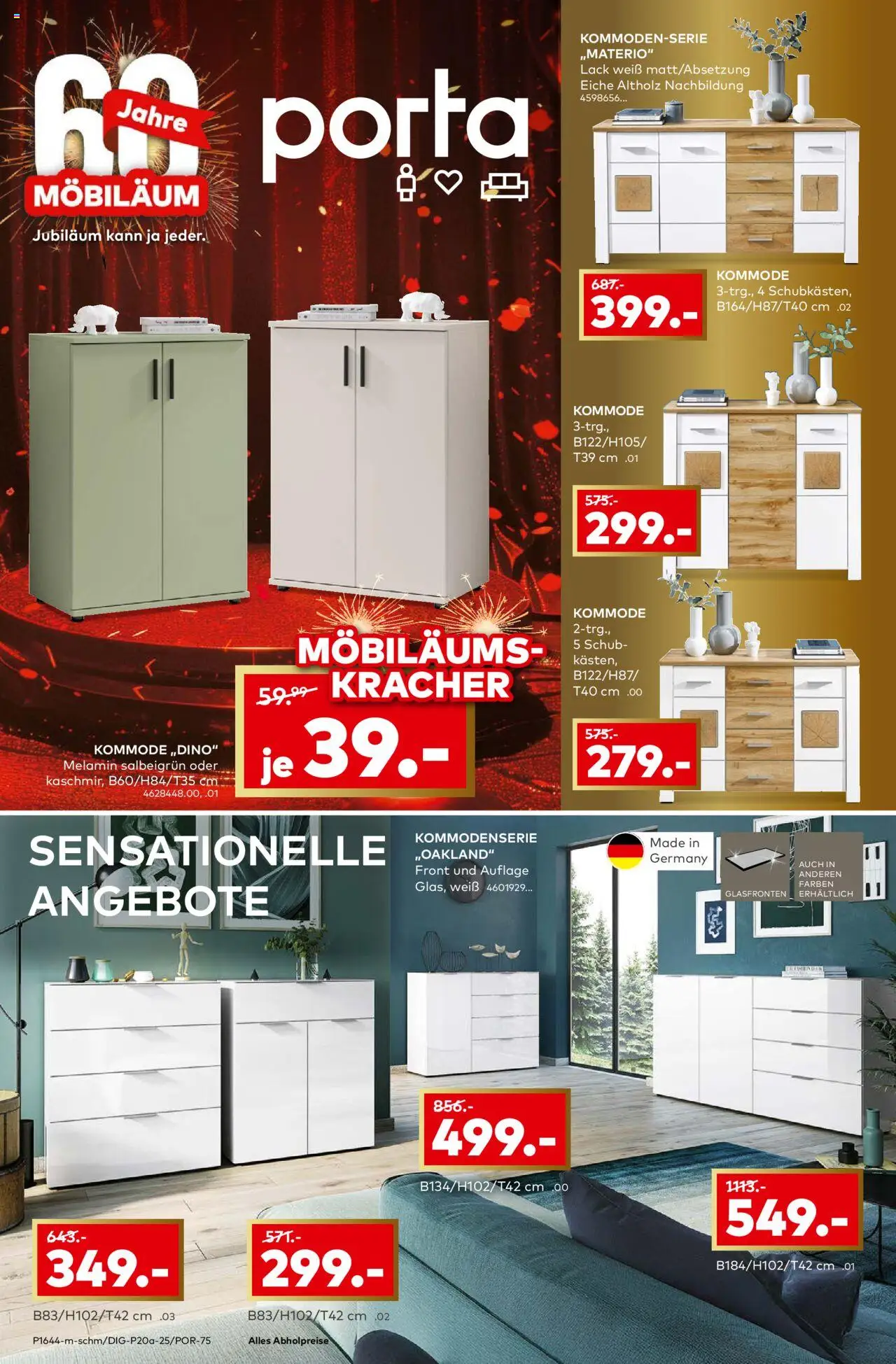 Porta! Möbiläumskracher in allen Abteilungen (vom 05.10.2025 - 19.10.2025)