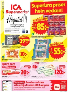 Förhandsgranska reklamblad Stockholm från butik ICA Supermarket gäller från 23/02/2026