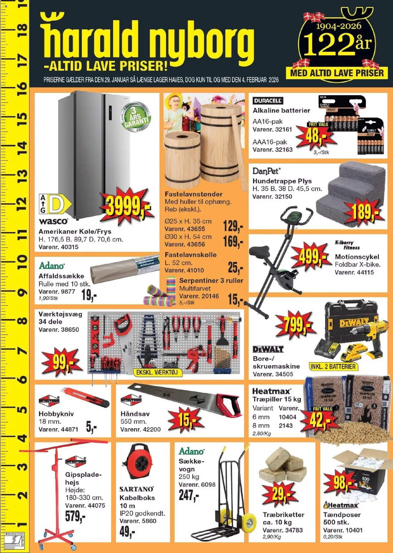 Eksempel på tilbudsavis Tilbudsavis fra butik Harald Nyborg gyldig fra 29/01/2026 - Batterier