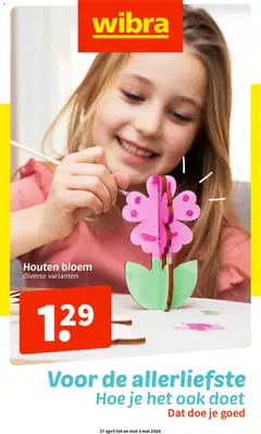 Voorbeeld van Wibra folder van winkel Wibra geldig vanaf 27-04-2026