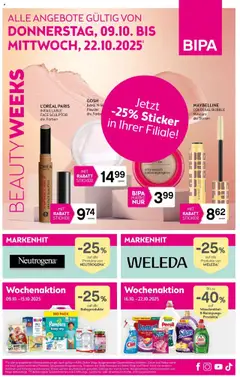 Vorschau der Angebote: Bipa Wiener Neustad gültig ab 09.10.2025