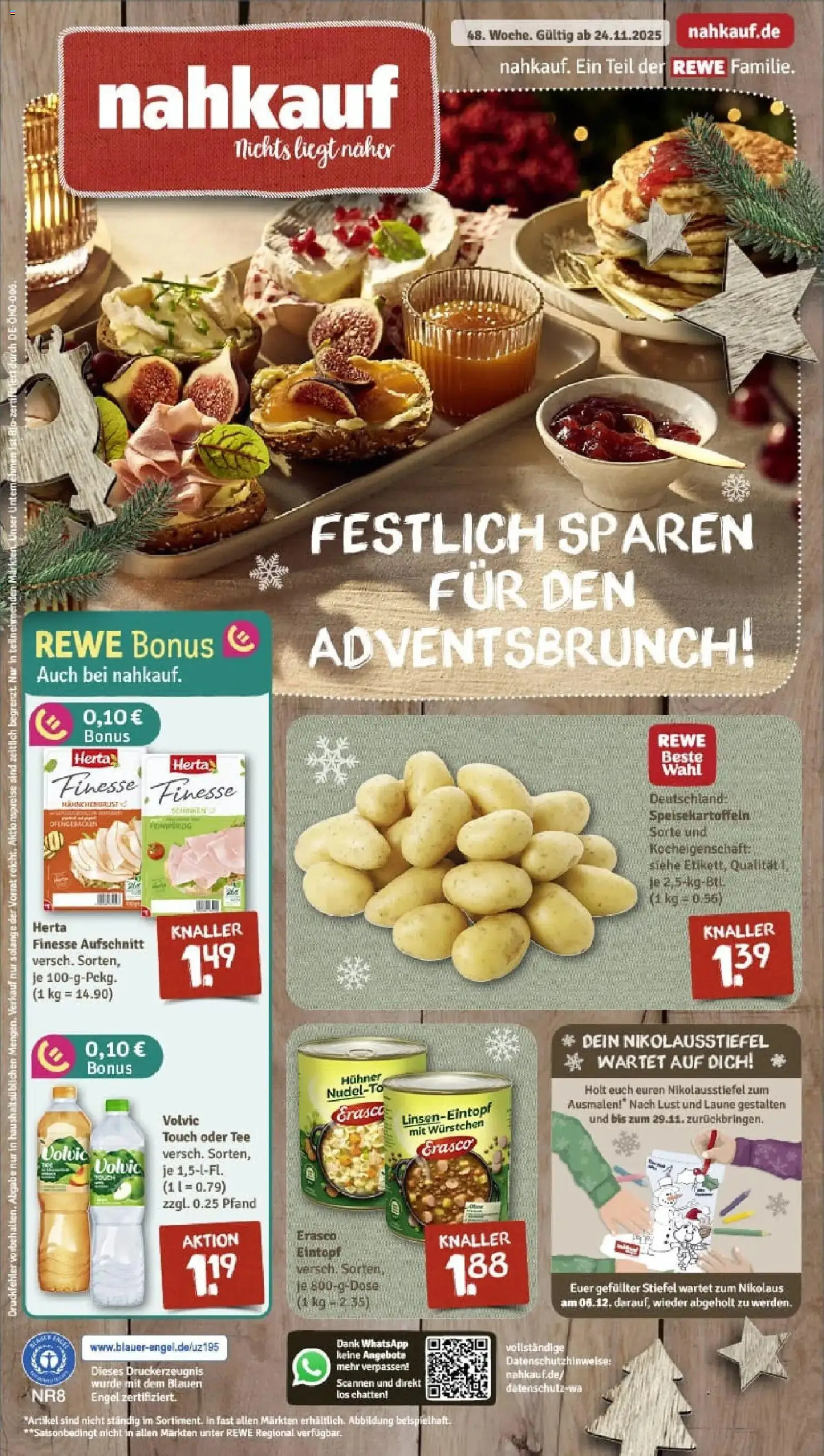 Vorschau von dem Prospekt des Geschäftes Rewe, gültig ab dem 23.11.2025
