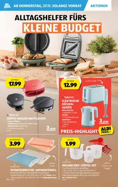 Vorschau des Merkblatts Black Friday vom Shop Aldi gültig von 27.11.2025 bis 03.12.2025 | Seite: 17