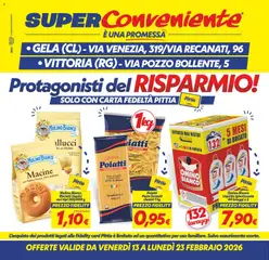 Anteprima dell'opuscolo Volantino Gela/Vittoria dal negozio SuperConveniente valido da 13/02/2026