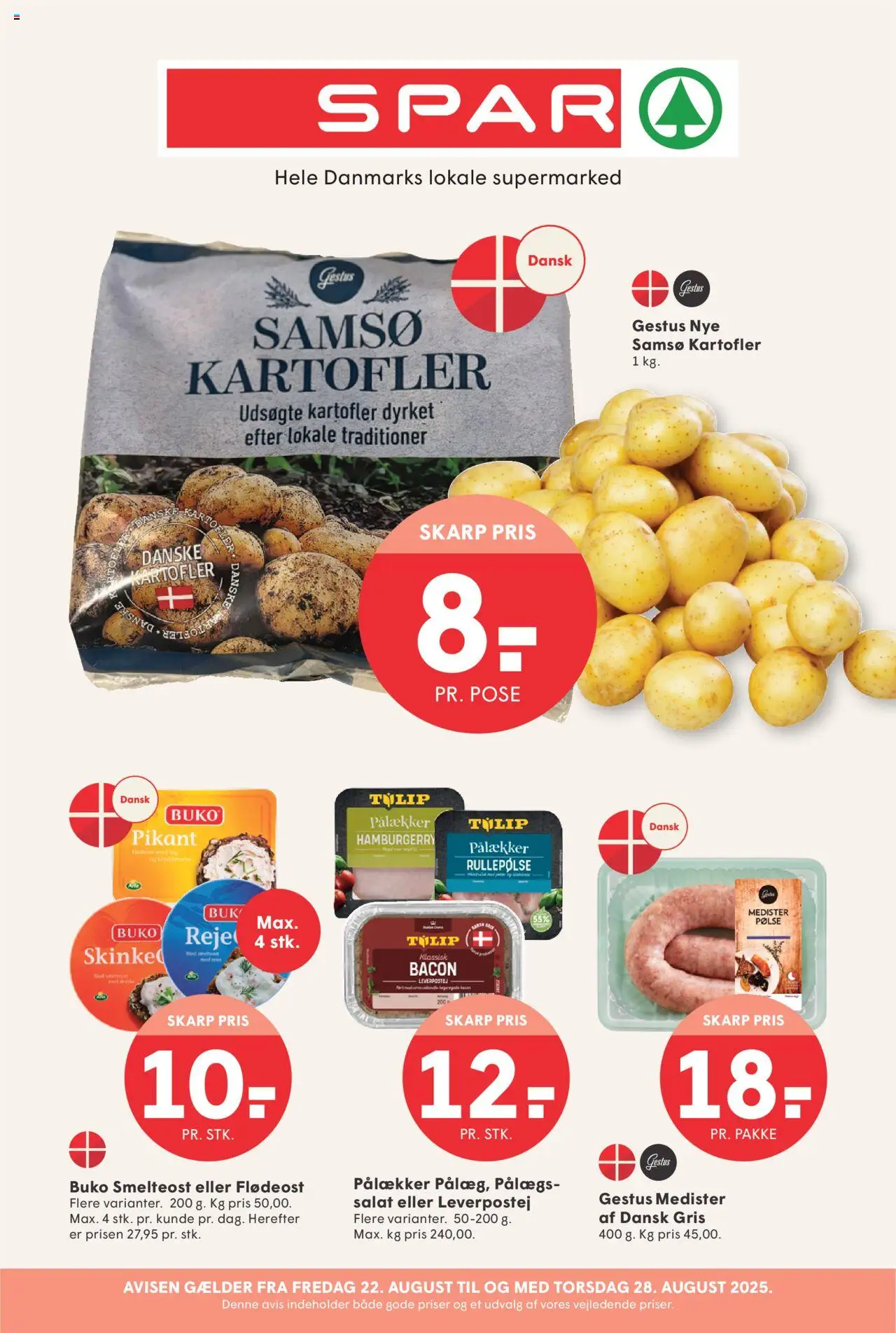 Spar tilbudsavis gyldig fra 22/08/2025 - side 1