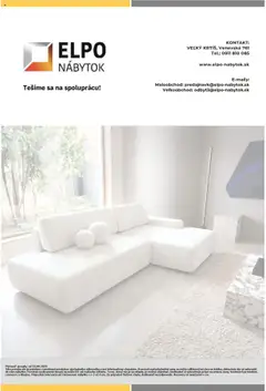Náhľad Elpo nábytok letáku platného od 11.04.2025 | Strana: 18