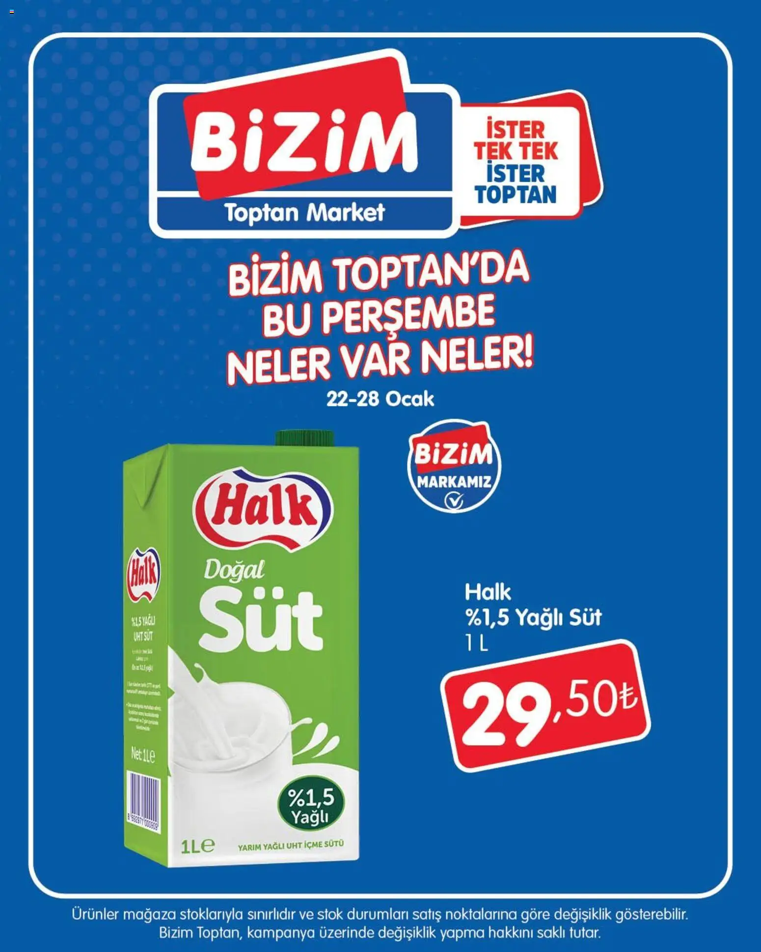 Bizim Toptan Katalog 22.01.2026 - Broşürünün önizlemesi