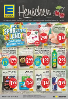 Vorschau von dem Prospekt des Geschäftes Edeka, gültig ab dem 14.09.2025